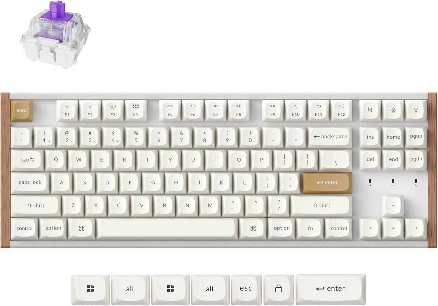 Keychron K8 HE TKL Wireless Hall Effect Keyboard for Gamers