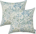 18x18 Patio Throw Pillows Pack of 2 - Waterproof Decorative Set