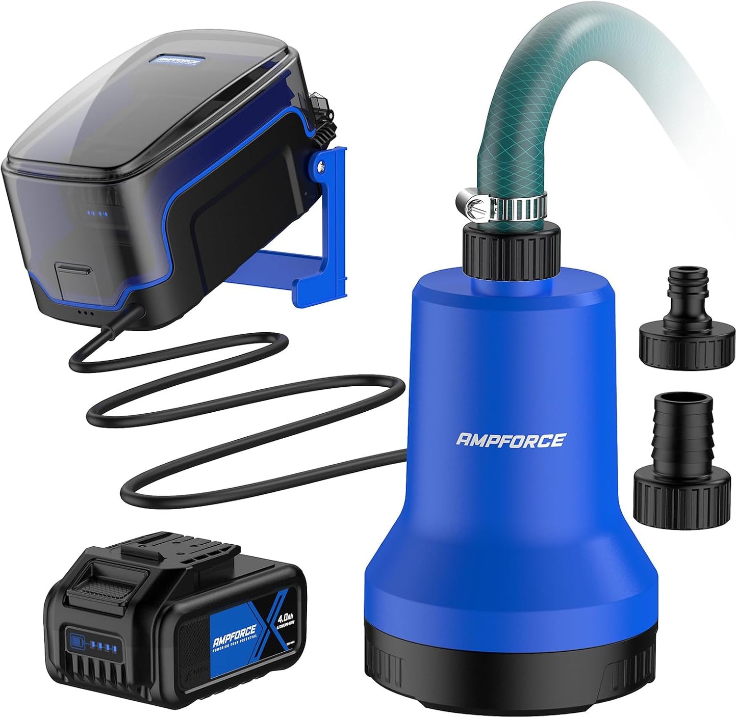 20V Cordless Submersible Water Transfer Pump for Outdoor Use