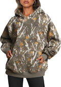 Trendy Queen Womens Oversized Hooded Fleece Sweatshirt - Cozy Fall