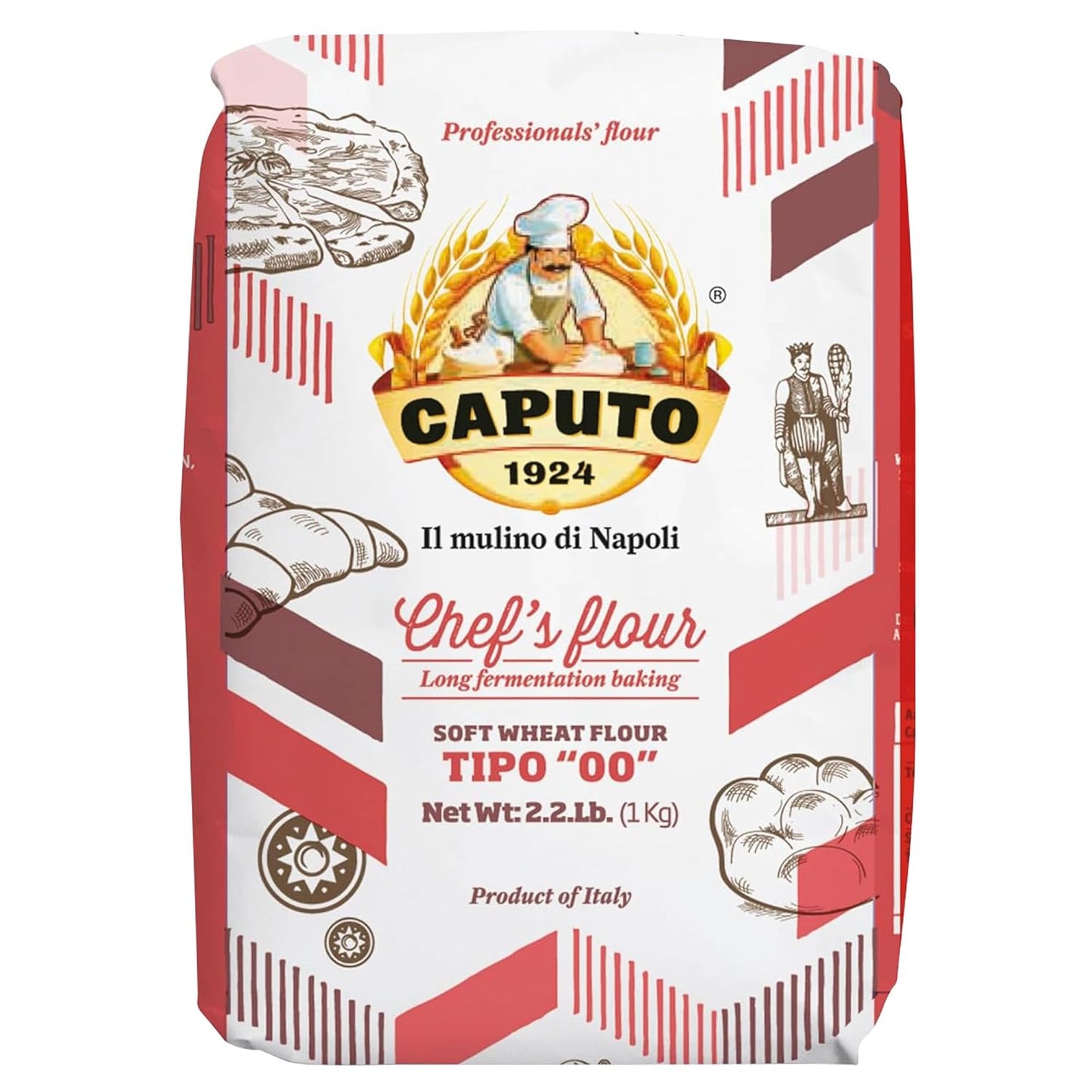 Antimo Caputo Chefs Flour for Pizza Dough and Bread Baking