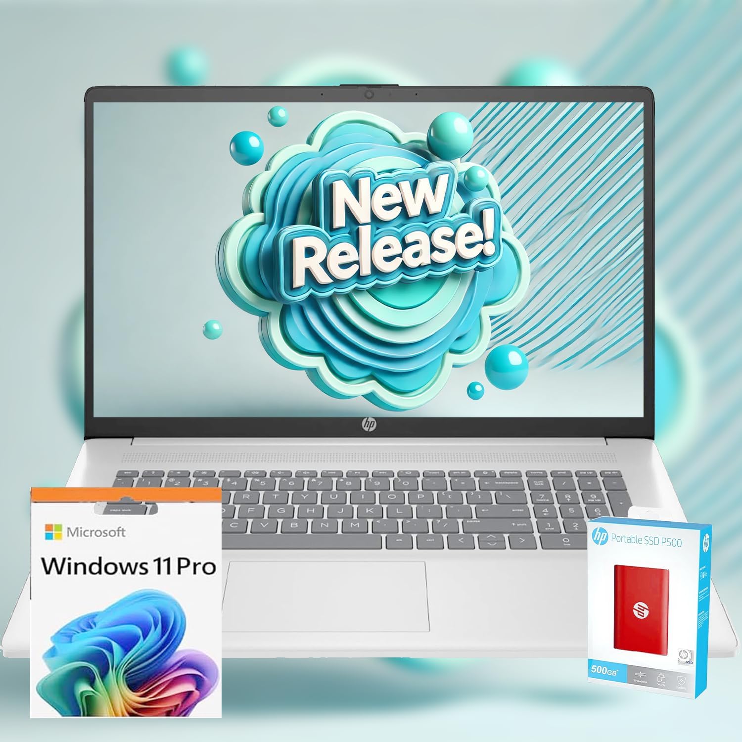 HP 17-inch Laptop with 32GB RAM and 1.5TB SSD for Power Users