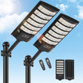 Solar Street Light 2 Pack 30000LM Motion Sensor - Long Runtime