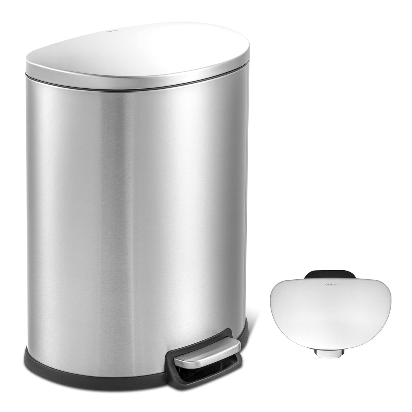QUALIAZERO 50L Stainless Steel Step-On Kitchen Trash Can Review