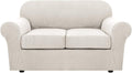 Stretch Sofa Slipcover 3 Piece for 2 Cushion Loveseat - Thicker