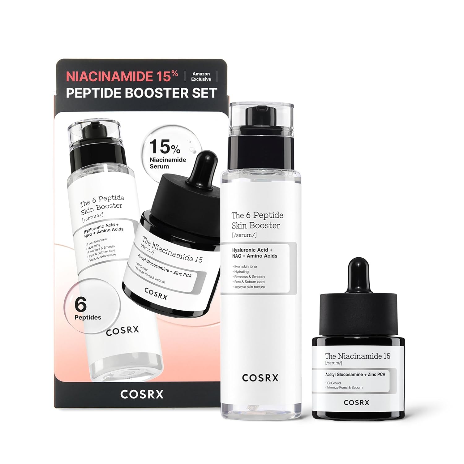 COSRX Niacinamide 15% Peptide Booster Set for Radiant Skin