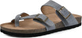WHITE MOUNTAIN Gracie Comfort-Molded Footbed Sandal (Style 4TL7)