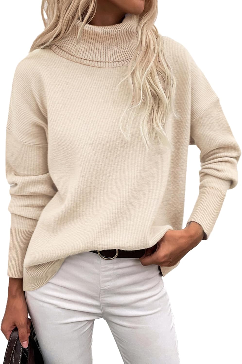 Zeagoo Women's Turtleneck Sweater for Trendy Fall Style