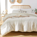 California King Comforter Set Ivory - Soft All-Season Bedding