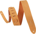 Suede Leather Guitar Strap - Tan Beauty for Your Guitar