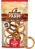 Natural Farm Cheek Bully Ring for Dogs - Long Lasting Chews