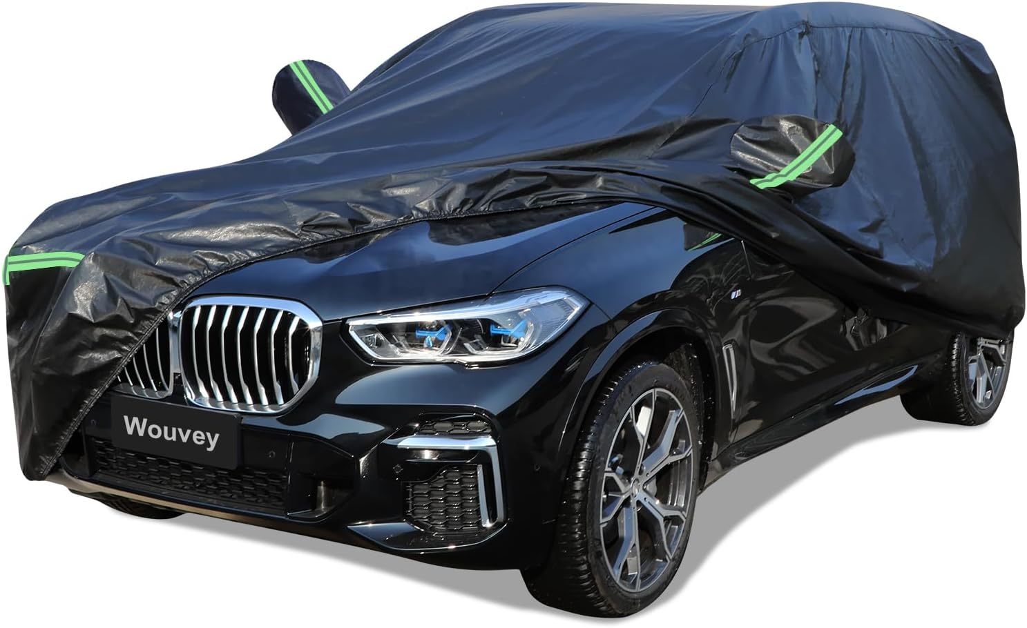 Universal Waterproof SUV Car Cover - Sun Protection & Reflective Strips!