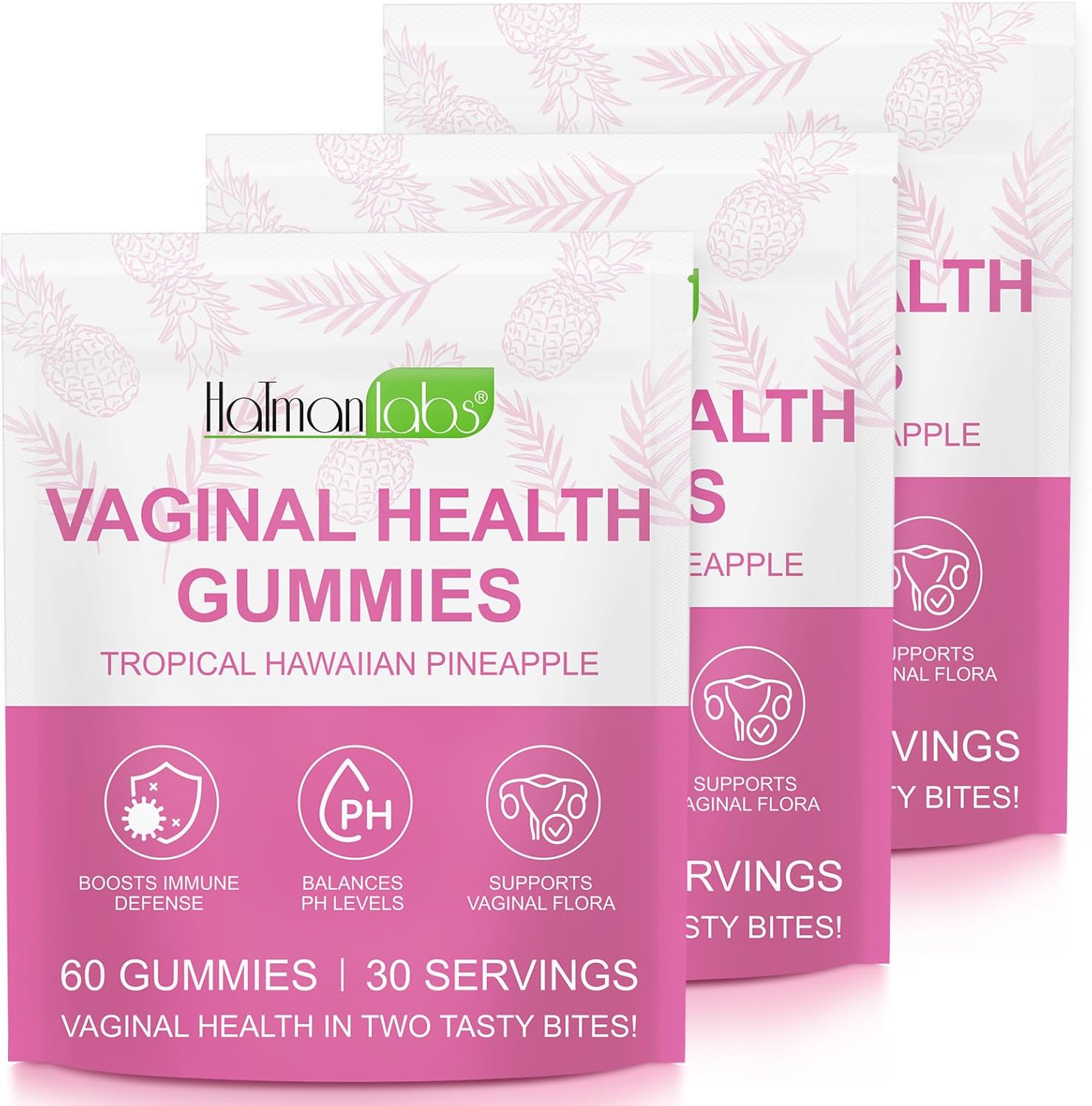 Vaginal Probiotics for Women - Hawaiian Pineapple Gummies
