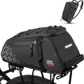 KEMIMOTO Rear Bike Rack Bag - Versatile 8L Water Resistant Pannier