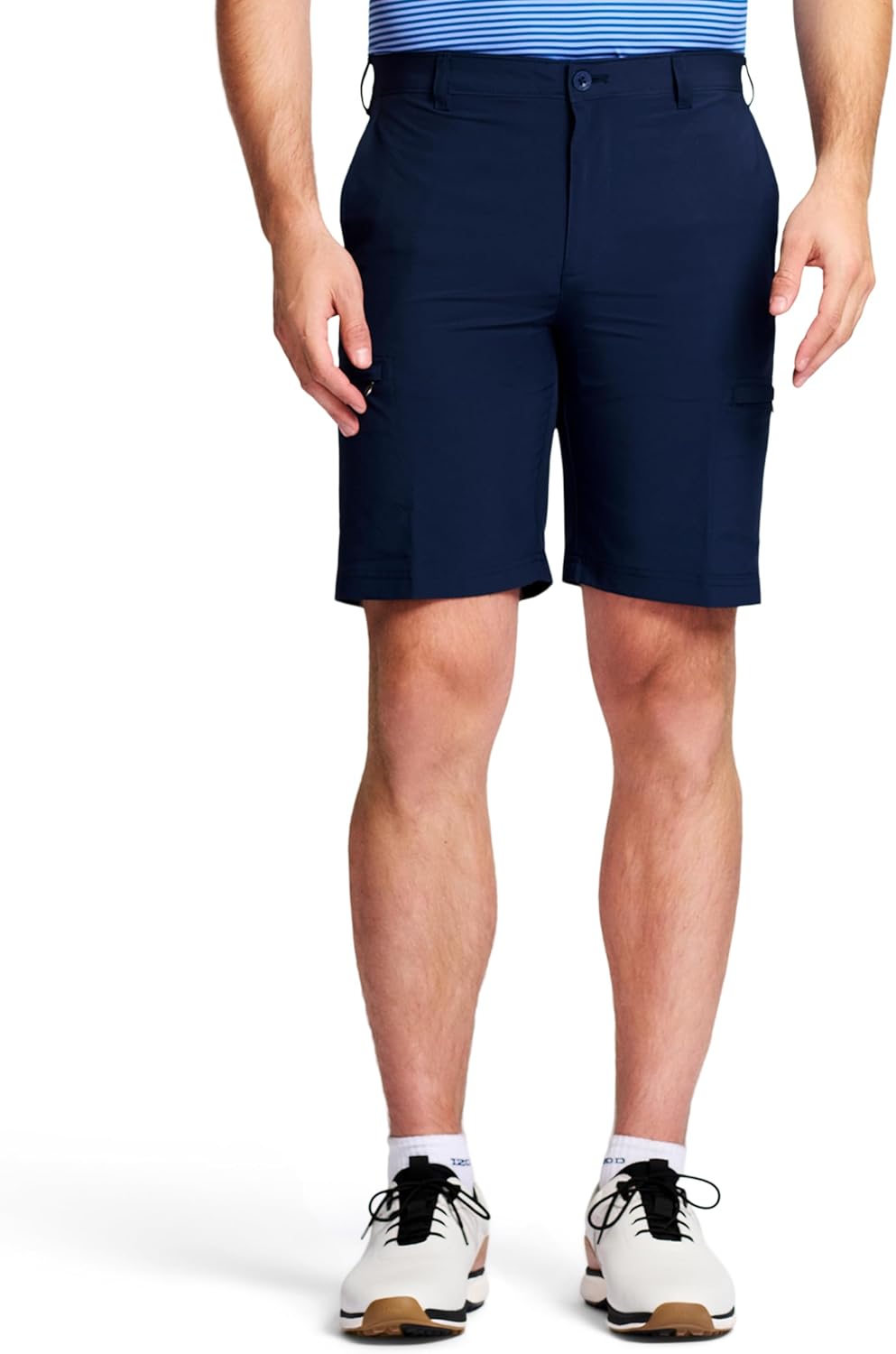 IZOD Men's Golf Swing Flex Stretch Cargo Short for Comfort
