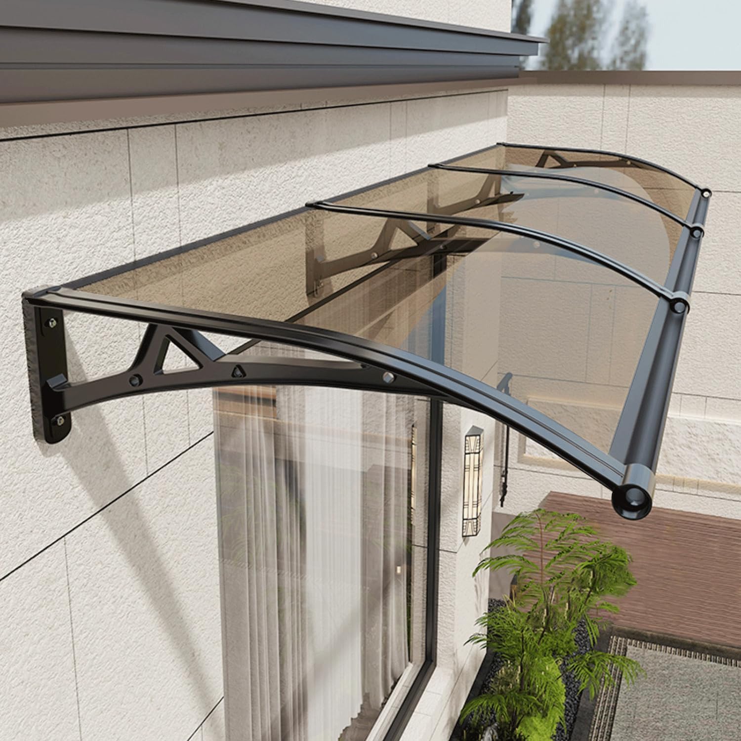 Durable Awning for Door Entrance with UV and Rain Protection