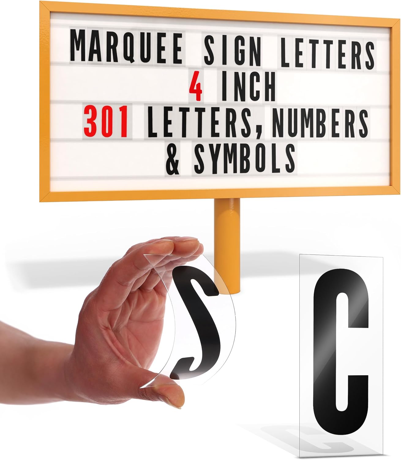 Houseables Marquee Letters for Changeable Sign Boards and More