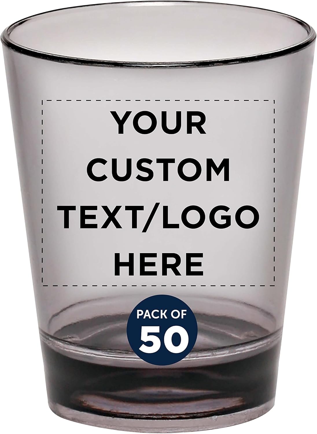 Custom Translucent Plastic Shot Glasses for Parties and Events
