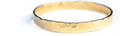 3mm Gold Thumb Ring for Women Size 10 - Hand Hammered 14k Gold Filled