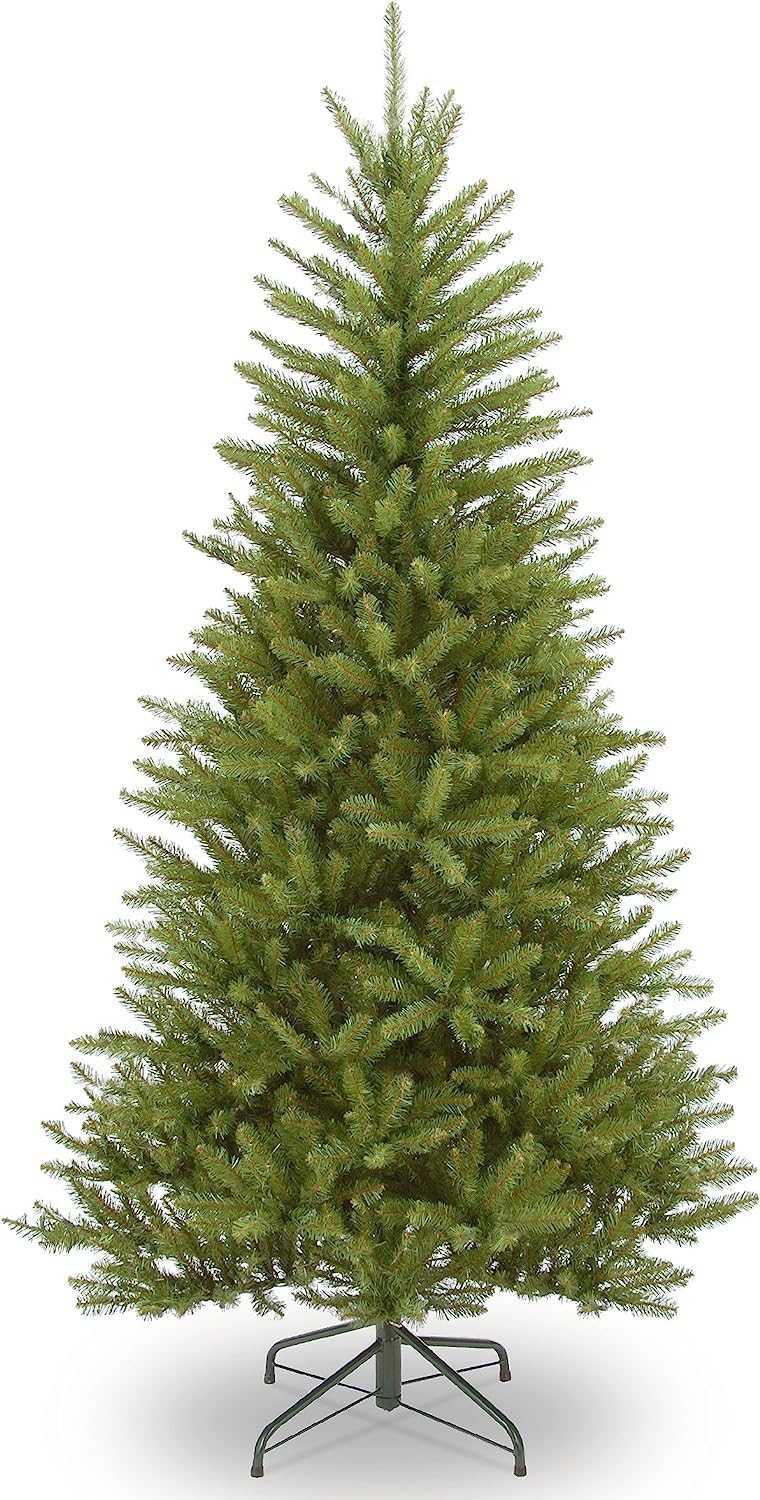 6.5 ft Unlit Dunhill Fir Slim Artificial Christmas Tree Review