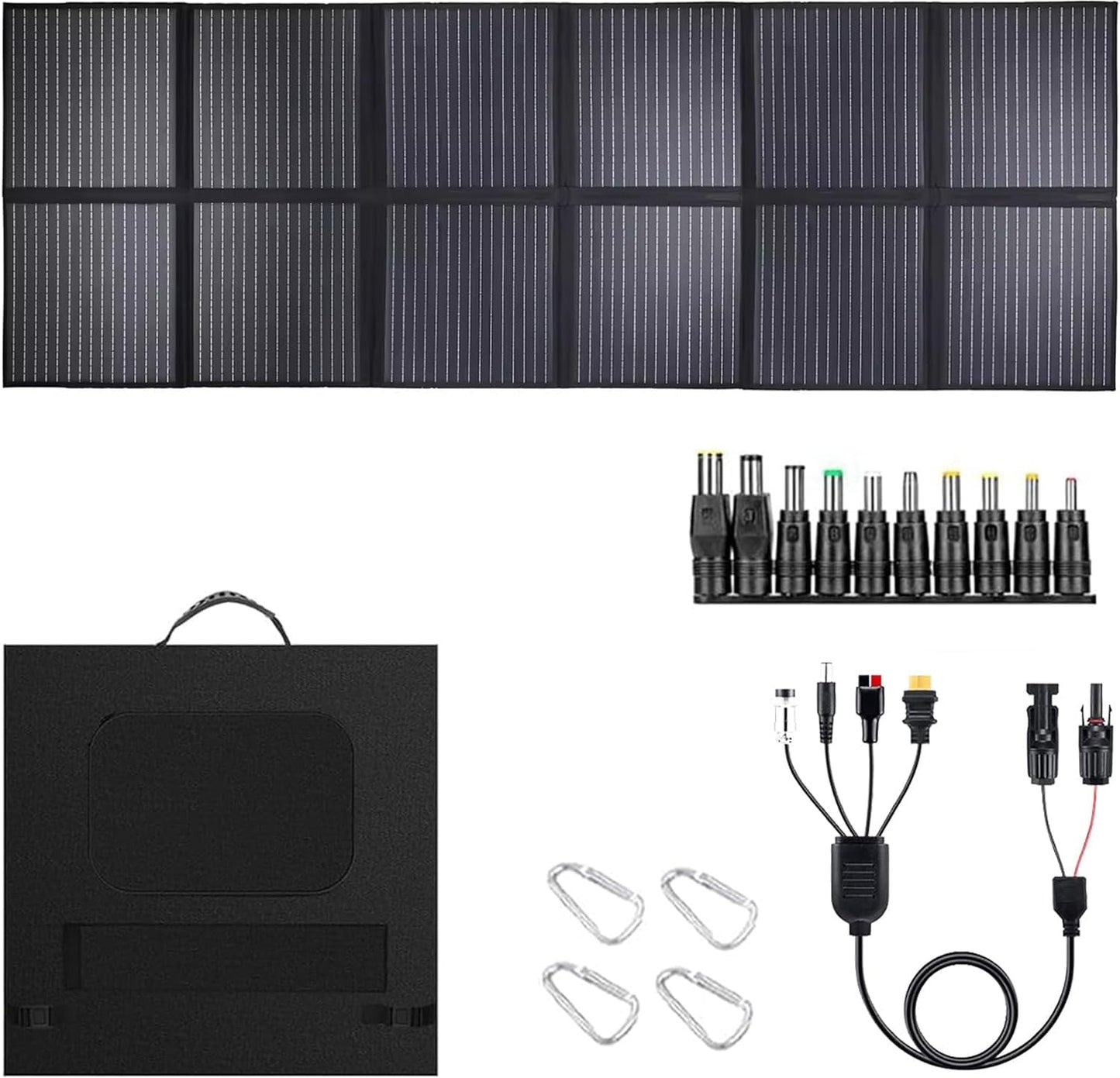600W Foldable Solar Panel - High Efficiency, Waterproof, Portable
