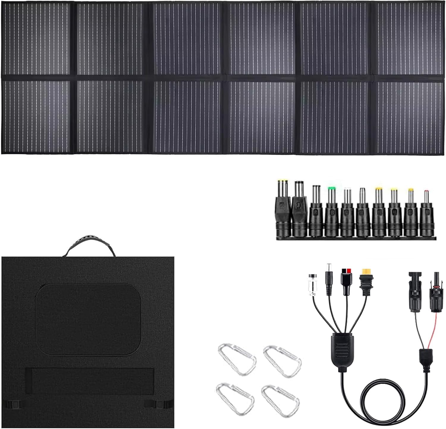 600W Foldable Solar Panel - High Efficiency, Waterproof, Portable
