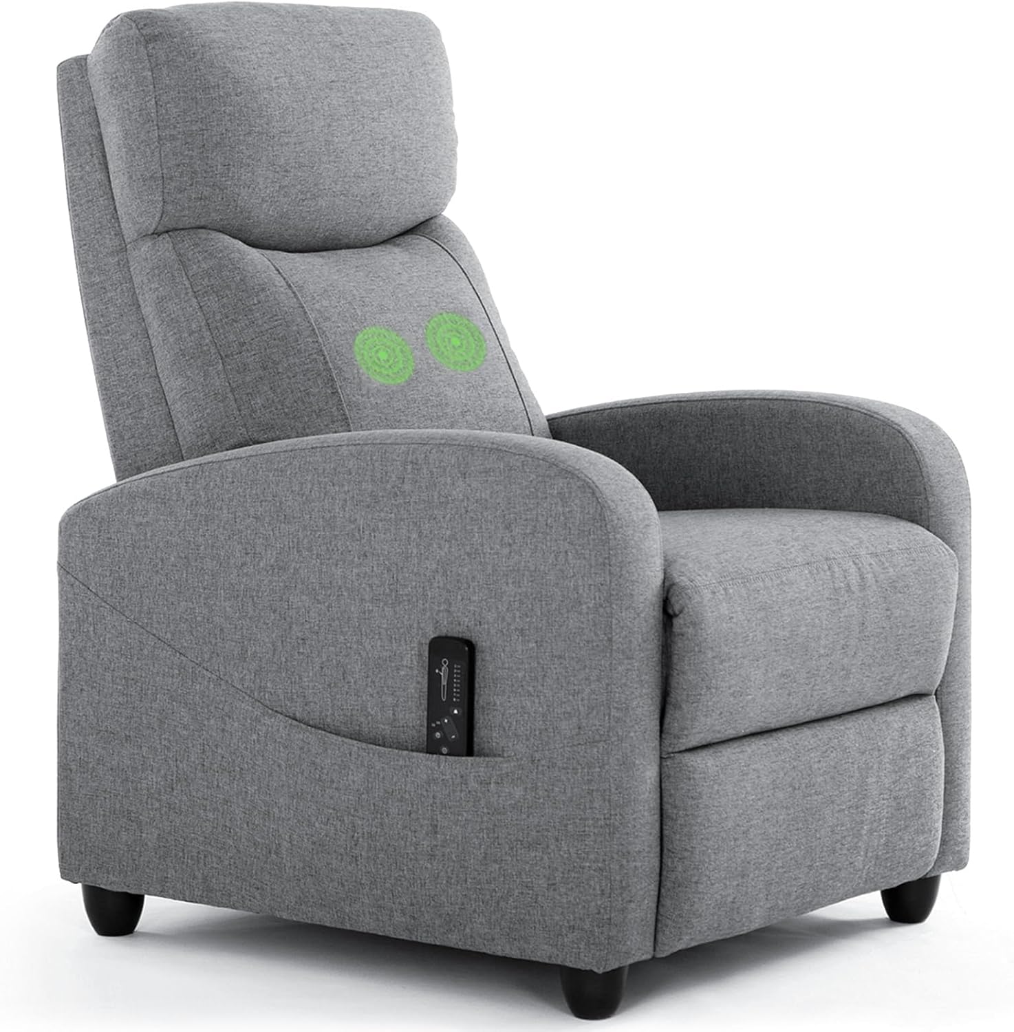 Adjustable Recliner with Massage & Lumbar Support - Perfect for Relaxing!
