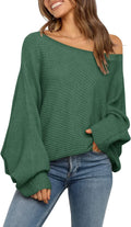Mafulus Women's Oversized Crewneck Sweater - Comfortable Everyday Knit