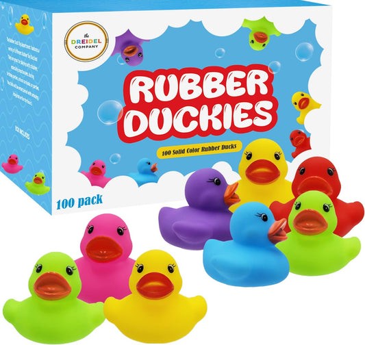 Classic Rubber Duck Toy Duckies for Kids - Perfect for Parties