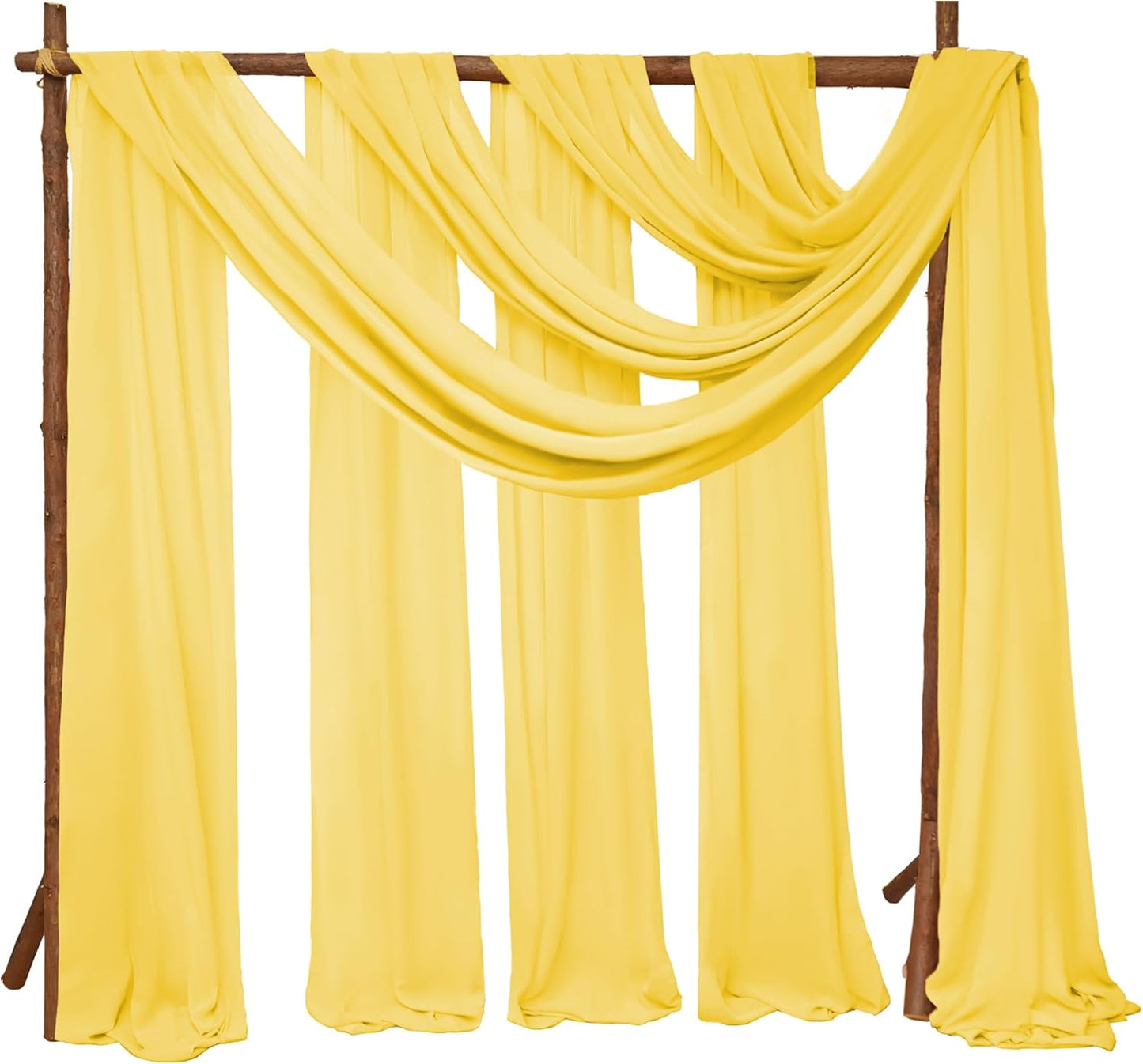 Elegant 4 Panels Wedding Arch Draping Fabric for Ceremonies