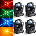150W Moving Head Light 8 LEDs RGBW 360 Rotation - Powerful DJ Beam