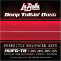 Deep Talkin' Bass Stainless Steel Flat Wound 45-105 - Rich Tone