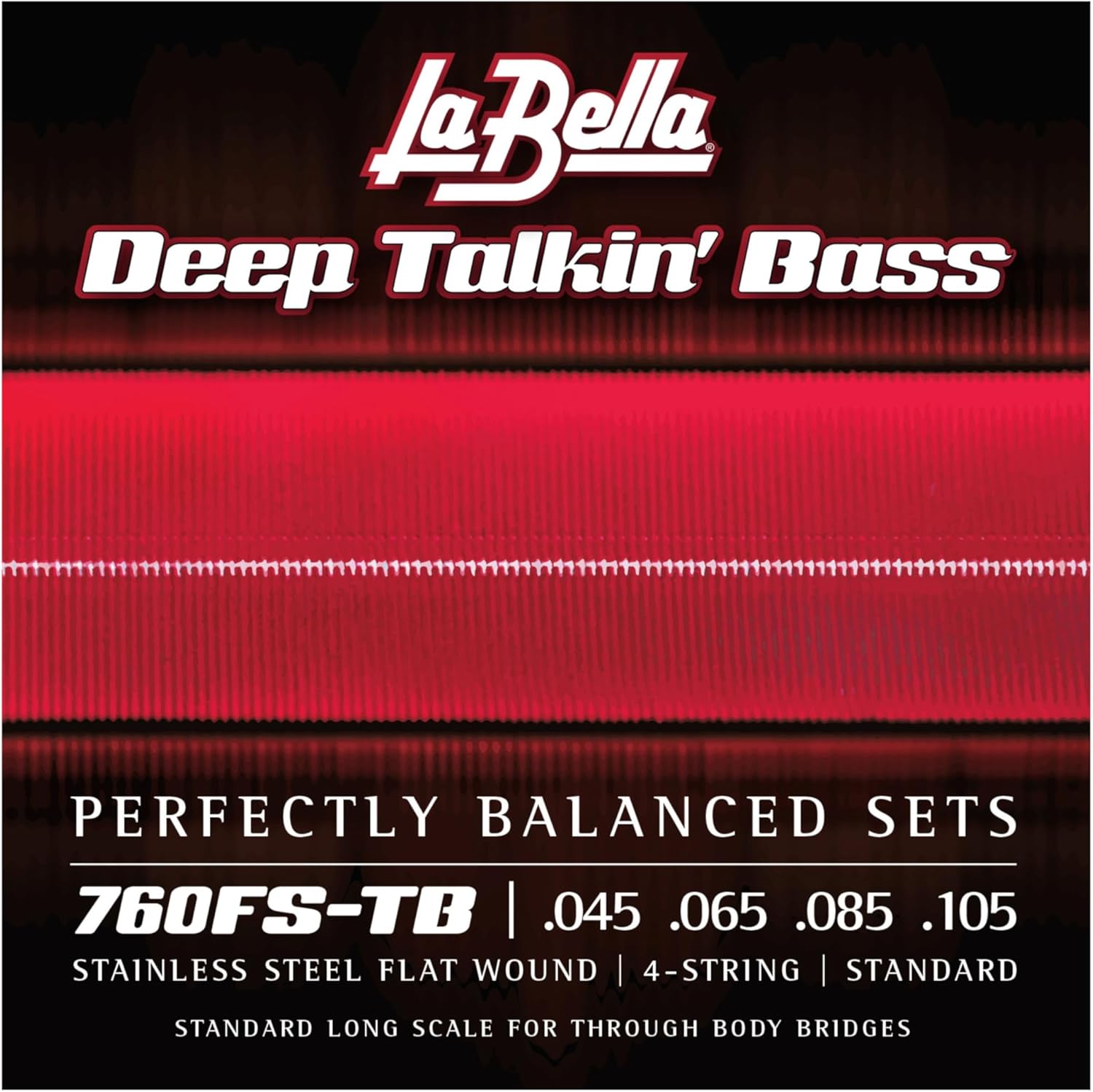 La Bella Deep Talkin' Bass Stainless Steel Flat Wound Strings
