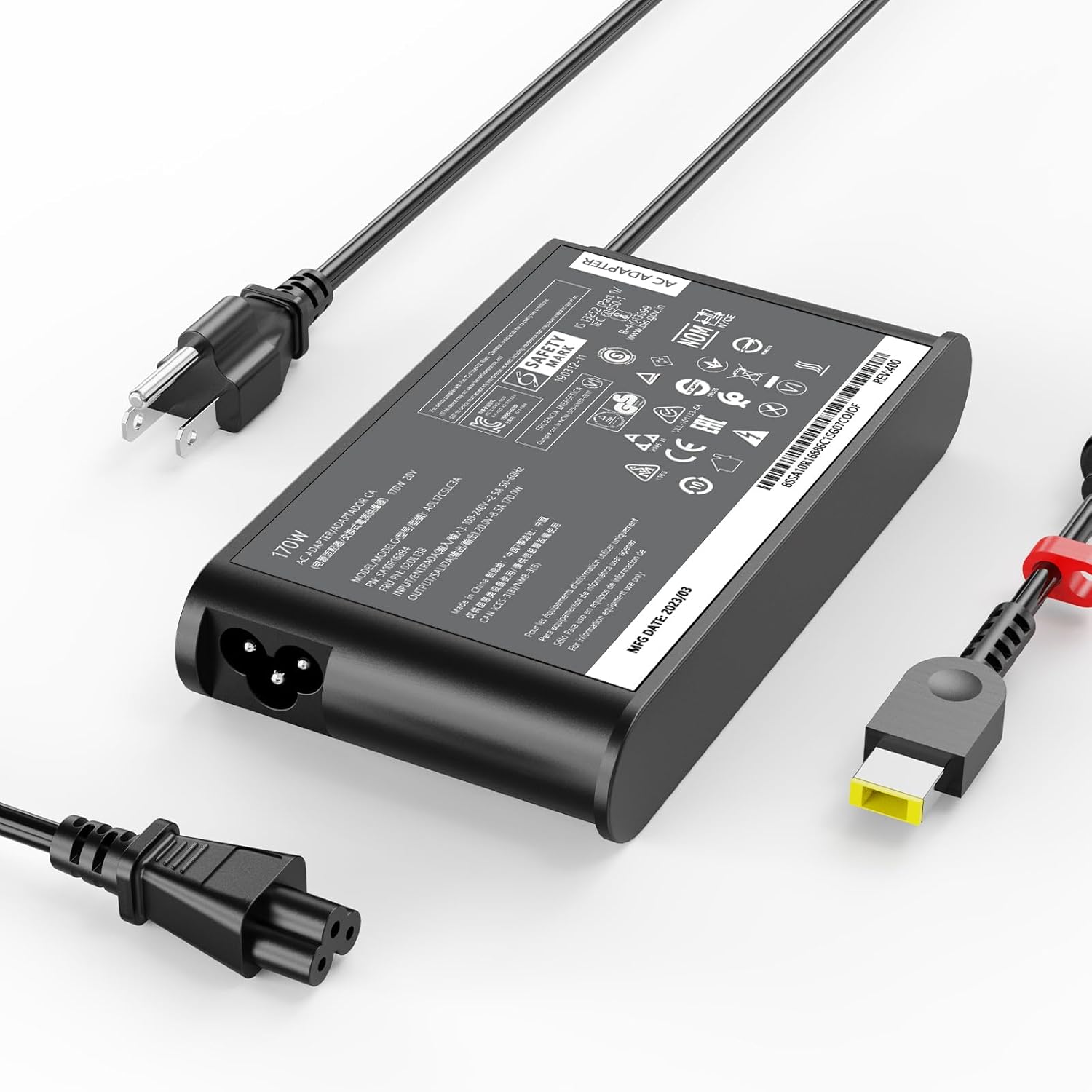 170W Charger for Lenovo Legion Slim 5 and ThinkPad Series