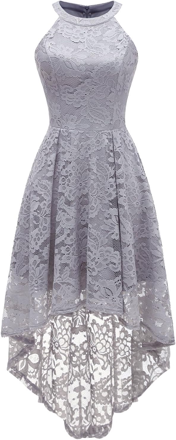 Elegant Halter Lace Wedding Guest Dress for Any Occasion