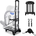 Folding Hand Truck Dolly for Car Seat and Luggage - Compact Travel