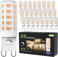 G9 LED Bulb 4W Dimmable 2700K Soft Warm White - Energy Saving 24 Pack