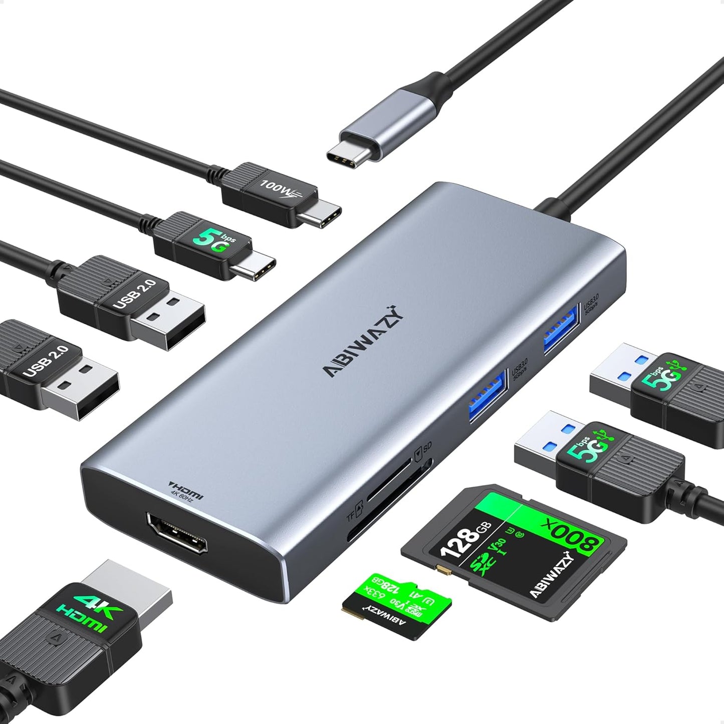 9-in-1 USB C Hub for MacBook Pro - Seamless Connectivity