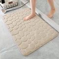 Memory Foam Bath Mat Cobblestone Bathroom Rug 24 x 36 - Super