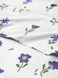 Floral Sheets Purple Floral Twin Sheet Set - Ultra-Soft Cooling
