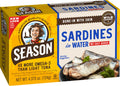 Season Sardines in Water No Salt Added - High Omega-3, Protein