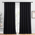 Blackout Window Curtains 52in x 95in (2 Panels) - Thermal Light