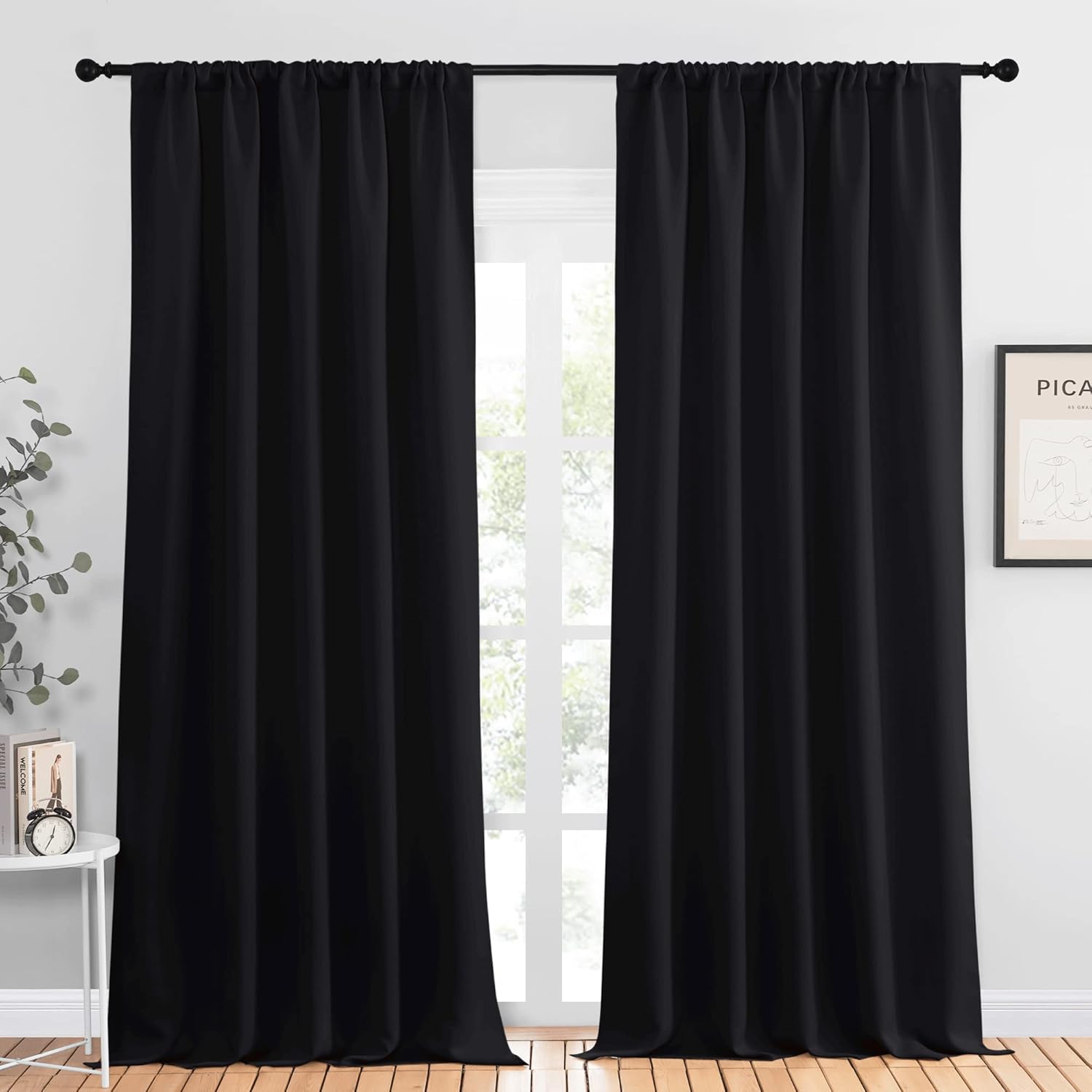NICETOWN Black Out Window Curtains for Elegant Home Decor