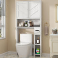 Over The Toilet Storage Cabinet with Barn Doors for Bathrooms