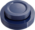FLOWERCAT Blue Plastic Plates 60PCS - Heavy Duty Disposable Plates