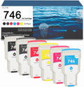 746 Ink Cartridge 300ml Set 6-Pack - Replacement for DesignJet Z6 Z9