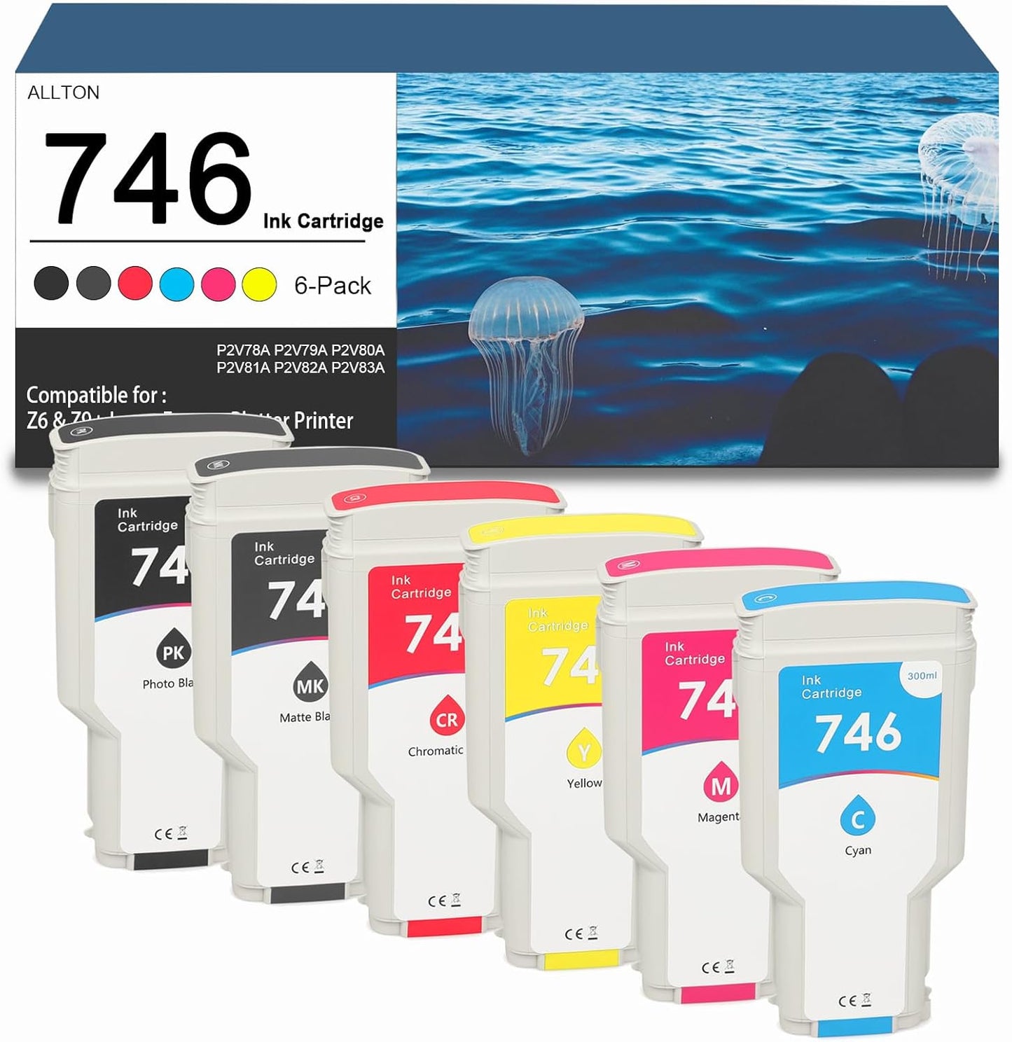 DesignJet Z6 & Z9+ Ink Cartridge Set by Allton