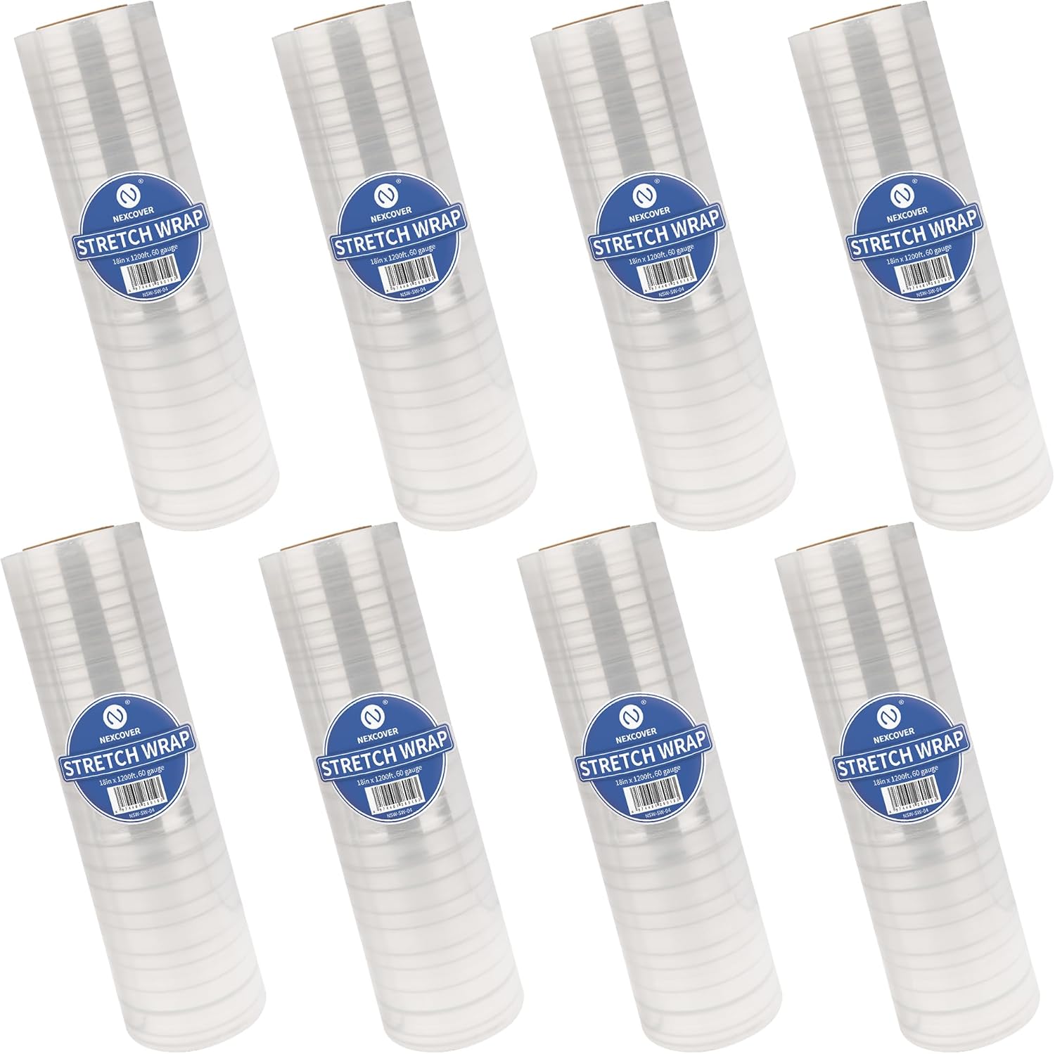 NEXCOVER 18 Inch Stretch Wrap - Heavy Duty Packing Supplies