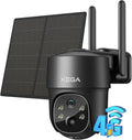 4G LTE Cellular Solar Security Camera - Wireless Outdoor 2K PTZ