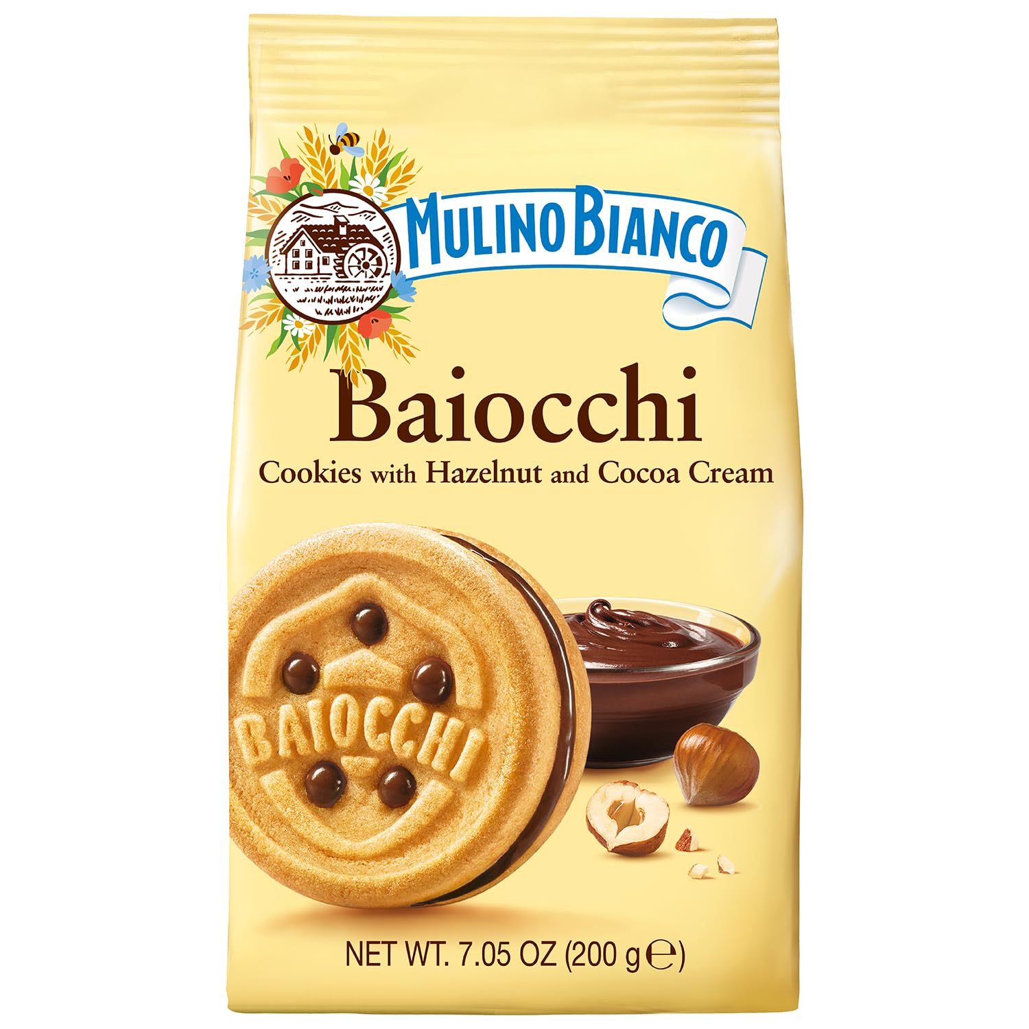 Mulino Bianco Baiocchi Cookies Pack of 10 for Sweet Indulgence